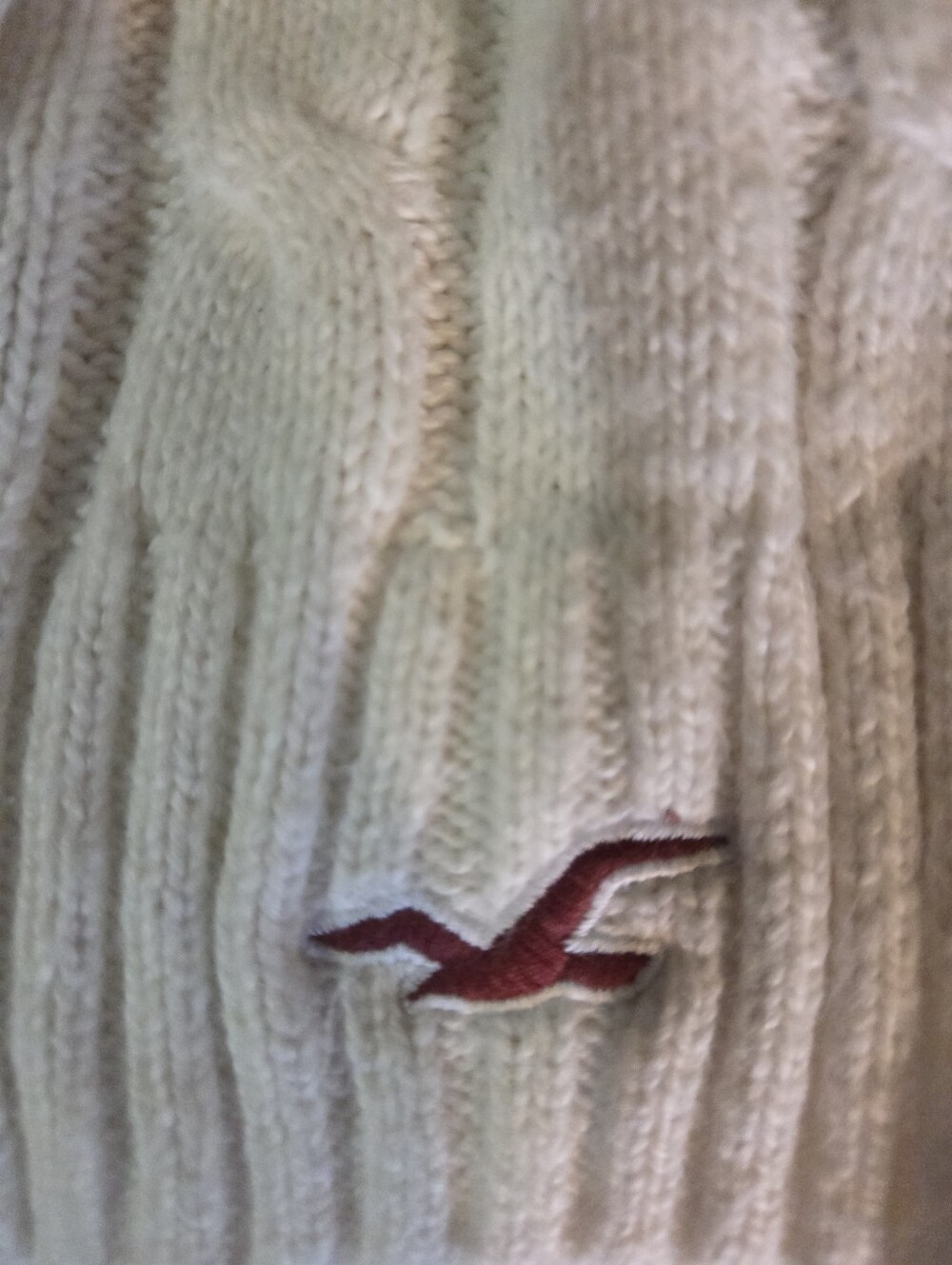 Hollister Holiday Vault Release Hooded Cardigan/Toggle Buttons Like New Size L - Picture 4 of 5